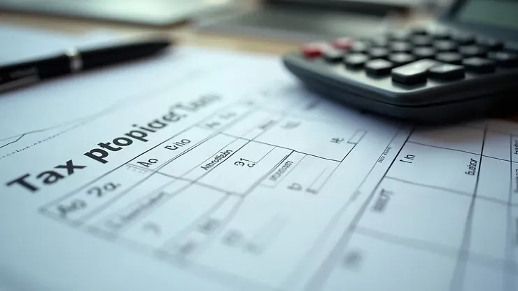 Nederlandse belastingformulieren op bureau